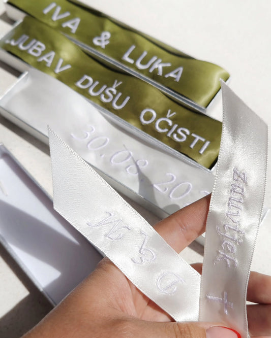 Personalizirana traka za buket- 30+ simbola